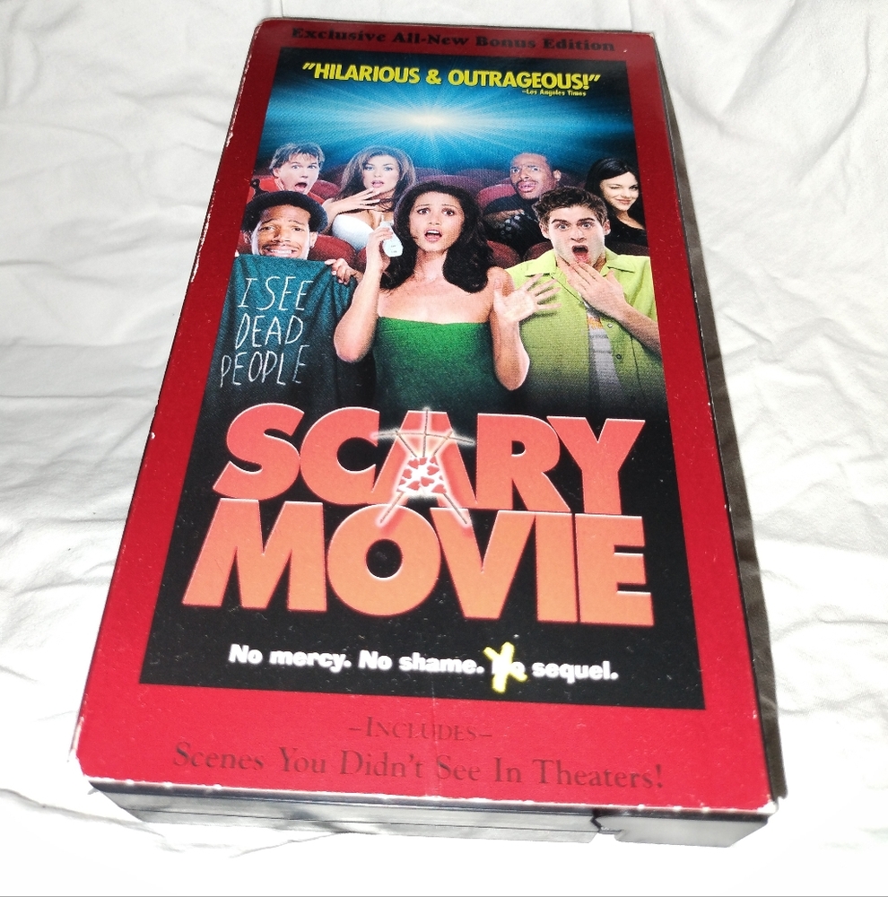Vintage Scary Movie Horror Halloween VHS Movie Cassette Tape
